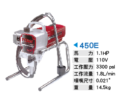 電動高壓無氣噴漆機450E